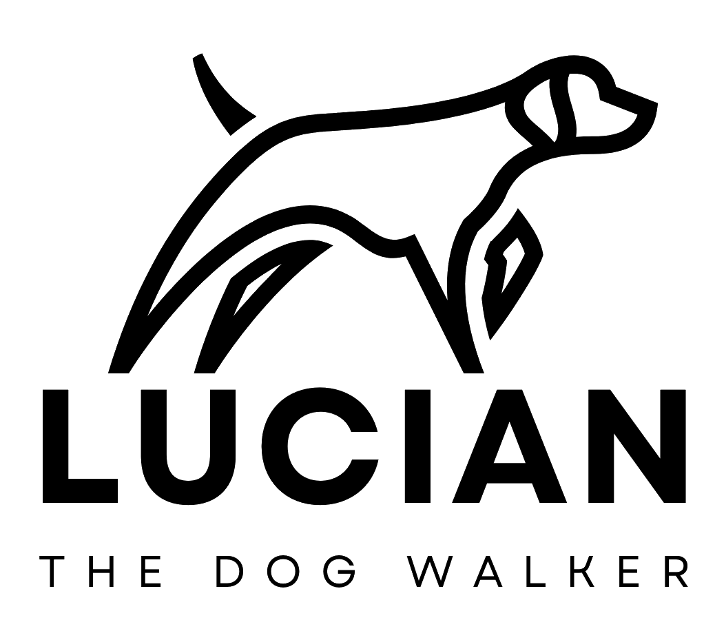 Lucian The Dog Walker logo